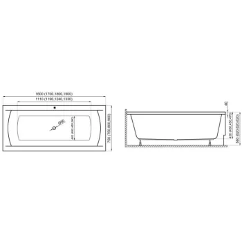 Polimat Ines 180x80 см