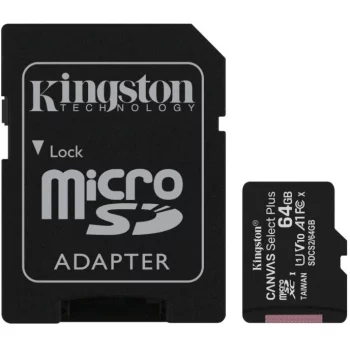 Kingston Canvas Select Plus microSDXC 64GB (с адаптером)