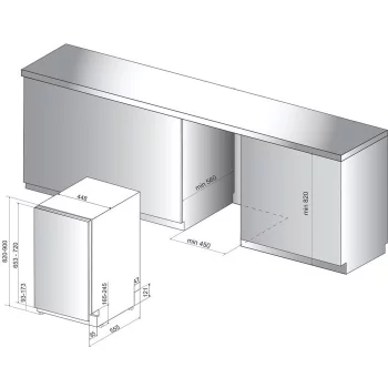 Whirlpool WSIP 4O33 PFE