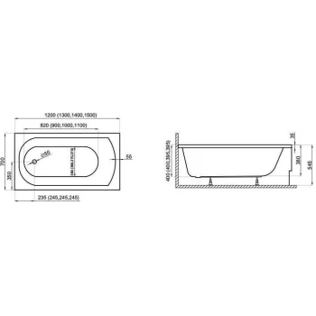 Polimat Classic 150x70 см
